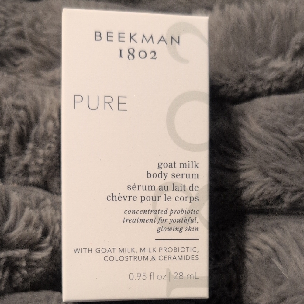 NEW Beekman 1802 Pure Goat Milk Body Serum Concentrated Probiotic Treatment NIB
